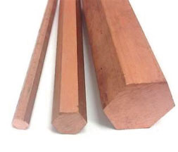 Copper Hex Bar Supplier in India